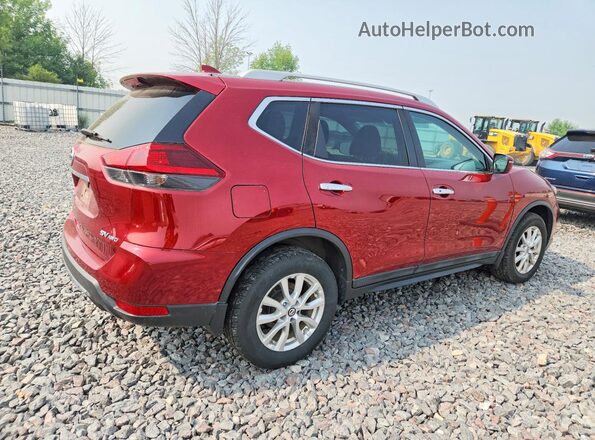 5N1AT2MV7JC716595 2018 NISSAN ROGUE Maroon Rear right
