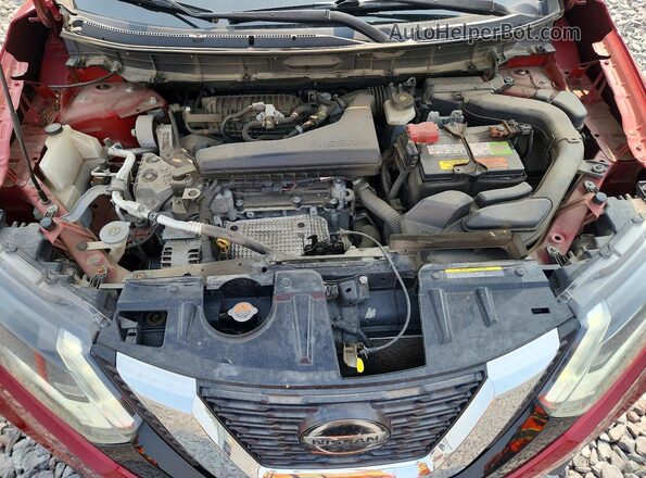 5N1AT2MV7JC716595 2018 NISSAN ROGUE Maroon Engine compartment view