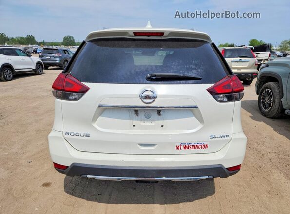 5N1AT2MV7JC734546 2018 NISSAN ROGUE White Widok z tyłu