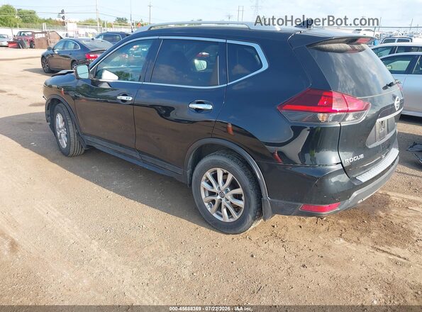 5N1AT2MV7JC755901 2018 NISSAN ROGUE Black Задня ліва чверть