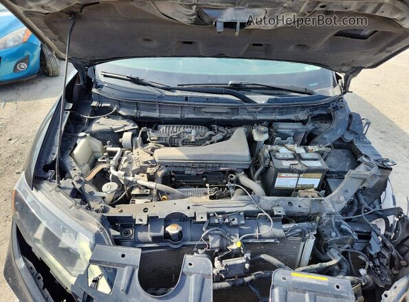 5N1AT2MV7JC827275 2018 NISSAN ROGUE Black Vista del compartimento del motor