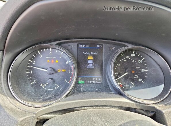 5N1AT2MV7JC827275 2018 NISSAN ROGUE Black Vista del cuadro de instrumentos