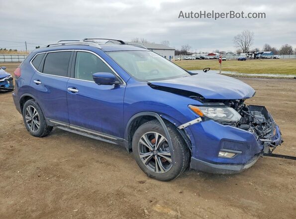 5N1AT2MV7JC838101 2018 NISSAN ROGUE Blue Передня права чверть