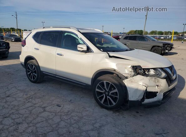5N1AT2MV7KC718719 2019 NISSAN ROGUE White წინა მარჯვენა