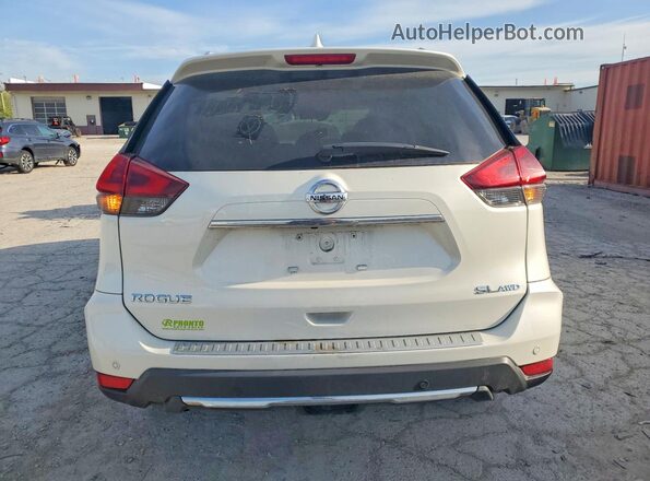 5N1AT2MV7KC718719 2019 NISSAN ROGUE White უკანა ხედი