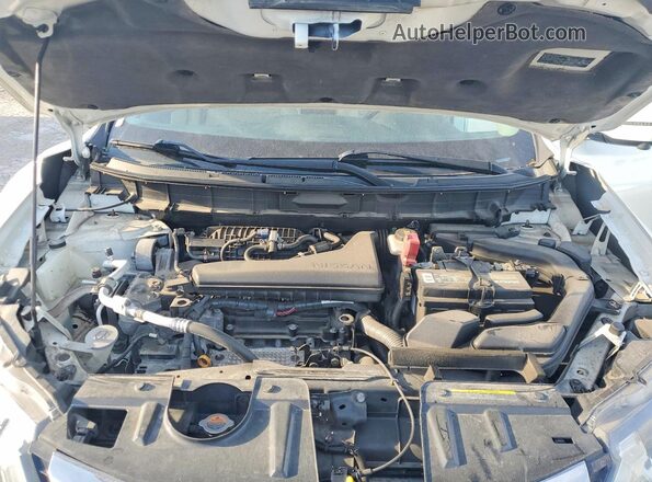 5N1AT2MV7KC718719 2019 NISSAN ROGUE White ძრავის განყოფილების ხედი