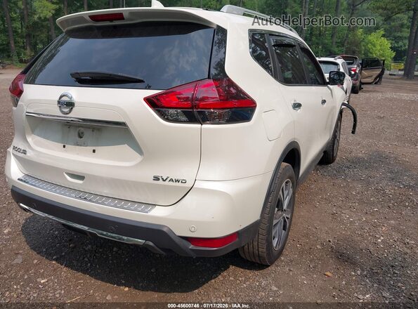 5N1AT2MV7KC772893 2019 NISSAN ROGUE White Trasero derecho