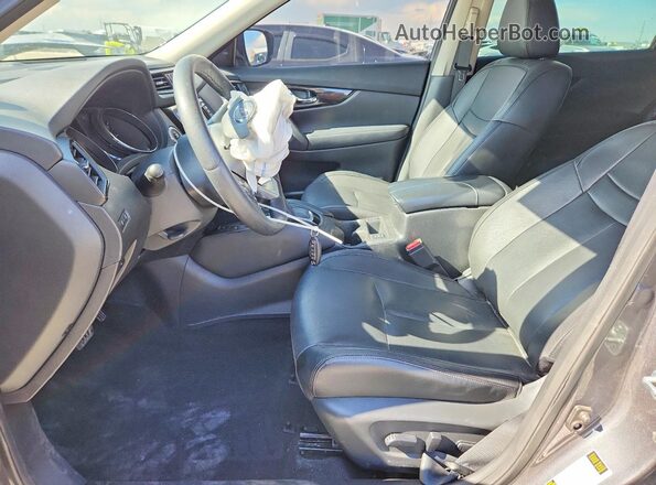 5N1AT2MV7KC826077 2019 NISSAN ROGUE Gray Front interior view