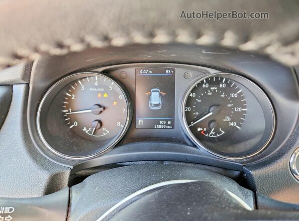 5N1AT2MV7KC826077 2019 NISSAN ROGUE Gray Instrument cluster view