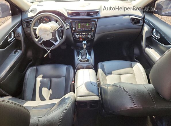 5N1AT2MV7KC826077 2019 NISSAN ROGUE Gray Dashboard view