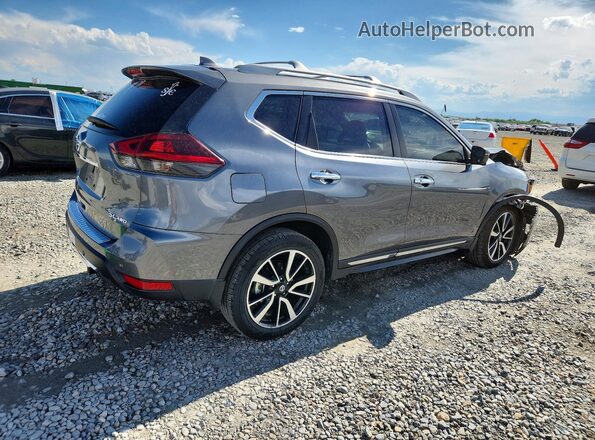 5N1AT2MV7KC826077 2019 NISSAN ROGUE Gray Rear right