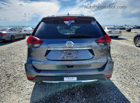 5N1AT2MV7KC826077 2019 NISSAN ROGUE Gray Rear view