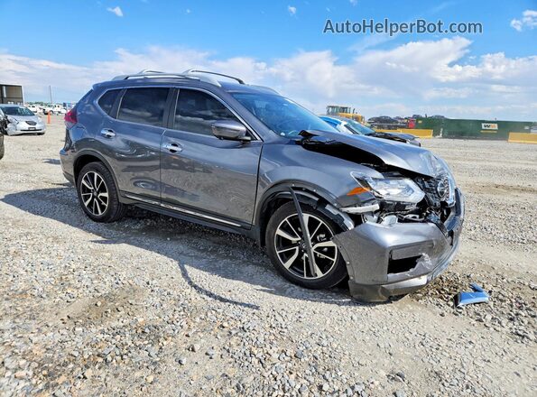5N1AT2MV7KC826077 2019 NISSAN ROGUE Gray Front right