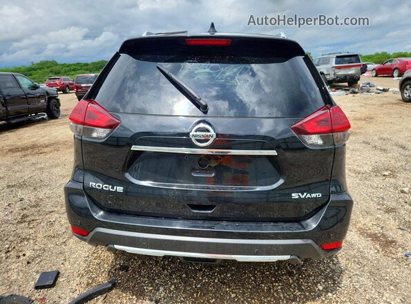 5N1AT2MV7KC845390 2019 NISSAN ROGUE Black Widok z tyłu
