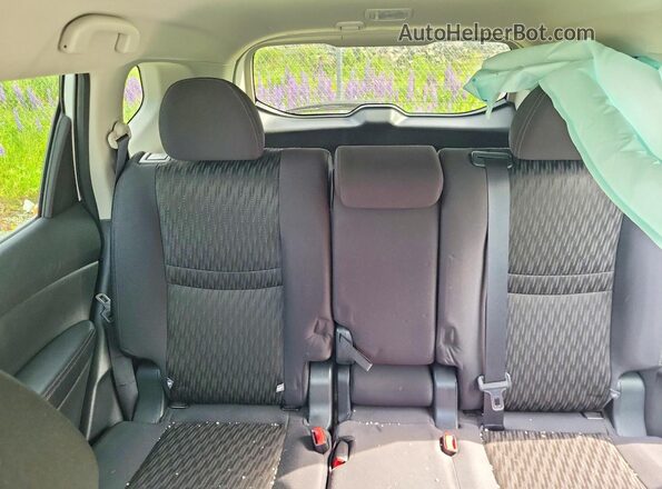 5N1AT2MV7LC700092 2020 NISSAN ROGUE White Հետևի նստատեղերի տեսք