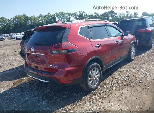 5N1AT2MV7LC732637 2020 NISSAN ROGUE Red Задня права чверть