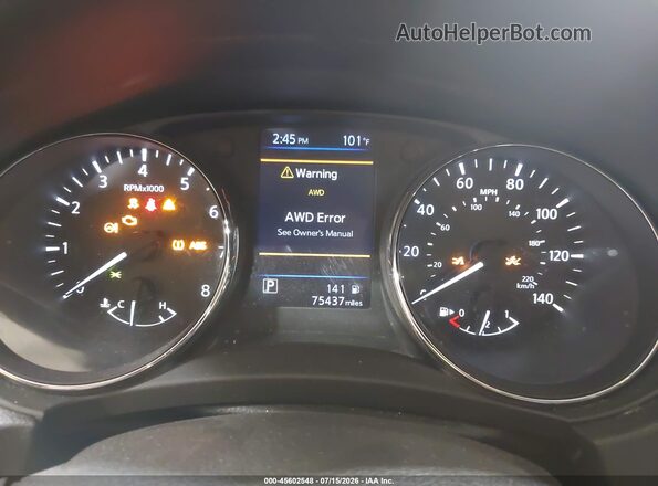 5N1AT2MV7LC748370 2020 NISSAN ROGUE Black Հետևի նստատեղերի տեսք