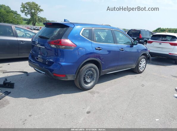 5N1AT2MV7LC792899 2020 NISSAN ROGUE Blue Задня права чверть