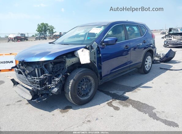 5N1AT2MV7LC792899 2020 NISSAN ROGUE Blue Передня ліва чверть