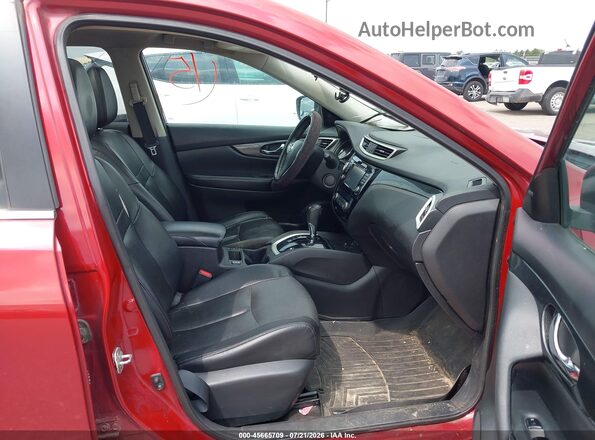 5N1AT2MV8GC736377 2016 NISSAN ROGUE Red Vista interior delantera