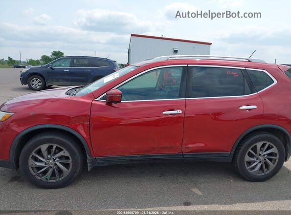 5N1AT2MV8GC736377 2016 NISSAN ROGUE Red Vista frontal