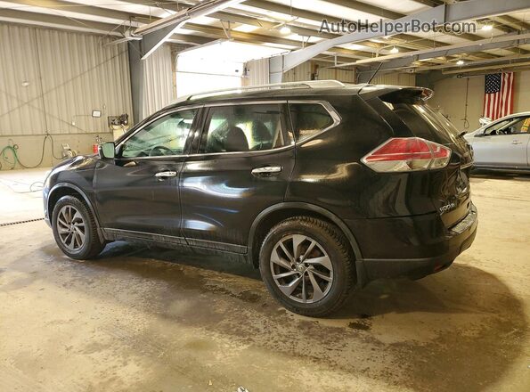 5N1AT2MV8GC768326 2016 NISSAN ROGUE Black Задня ліва чверть