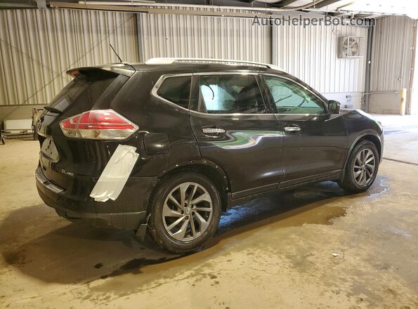 5N1AT2MV8GC768326 2016 NISSAN ROGUE Black Задня права чверть