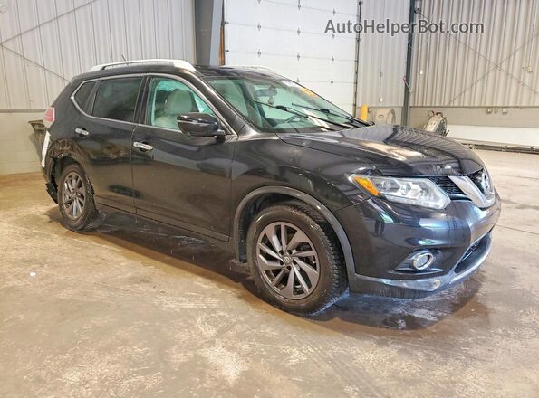 5N1AT2MV8GC768326 2016 NISSAN ROGUE Black Передня права чверть