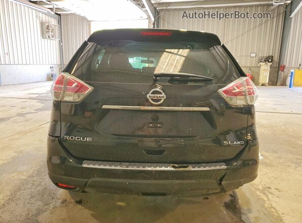 5N1AT2MV8GC768326 2016 NISSAN ROGUE Black Вид ззаду