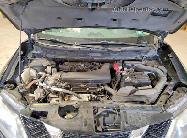 5N1AT2MV8GC768326 2016 NISSAN ROGUE Black Вид підкапотного простору