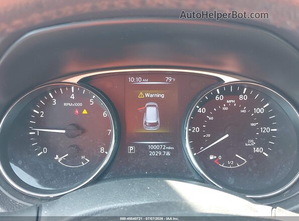 5N1AT2MV8GC776829 2016 NISSAN ROGUE Blue Widok tylnych siedzeń