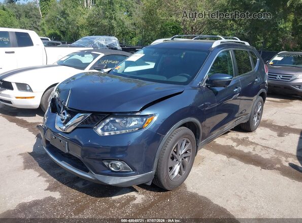 5N1AT2MV8GC776829 2016 NISSAN ROGUE Blue Przód lewy