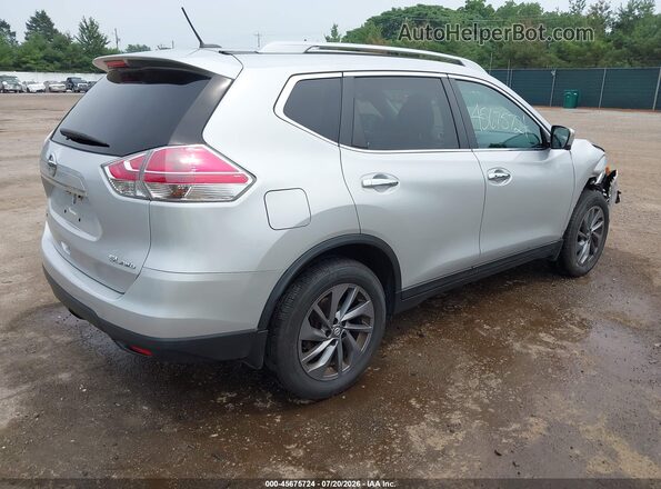 5N1AT2MV8GC814785 2016 NISSAN ROGUE Silver Trasero derecho