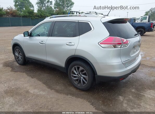 5N1AT2MV8GC814785 2016 NISSAN ROGUE Silver Trasero izquierdo