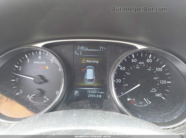5N1AT2MV8GC814785 2016 NISSAN ROGUE Silver Vista de los asientos traseros