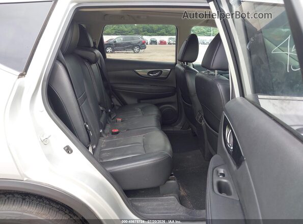 5N1AT2MV8GC814785 2016 NISSAN ROGUE Silver Vista de la etiqueta del VIN