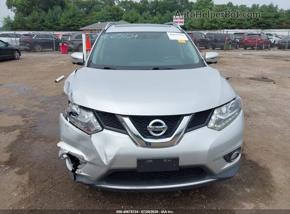 5N1AT2MV8GC814785 2016 NISSAN ROGUE Silver Vista interior trasera