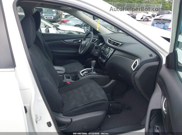 5N1AT2MV8GC847303 2016 NISSAN ROGUE White Widok wnętrza z przodu