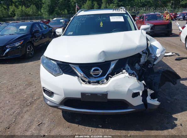 5N1AT2MV8GC847303 2016 NISSAN ROGUE White Widok z przodu