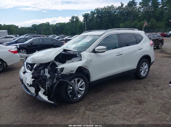 5N1AT2MV8GC847303 2016 NISSAN ROGUE White Przód lewy