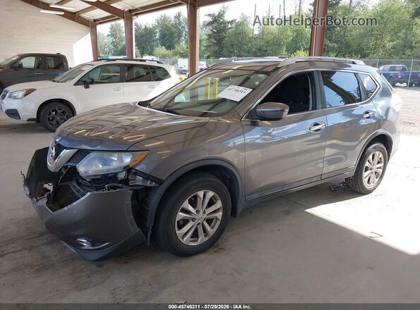 5N1AT2MV8GC861749 2016 NISSAN ROGUE Silver Vista tres cuartos delantera izquierda