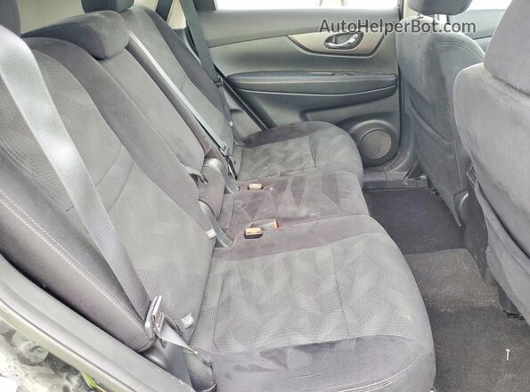 5N1AT2MV8GC863159 2016 NISSAN ROGUE Black Հետևի նստատեղերի տեսք