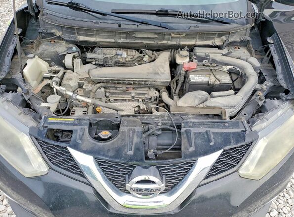 5N1AT2MV8GC863159 2016 NISSAN ROGUE Black Սալոնի հետևի տեսք