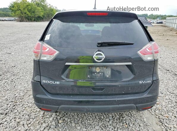 5N1AT2MV8GC863159 2016 NISSAN ROGUE Black Հետևի տեսք
