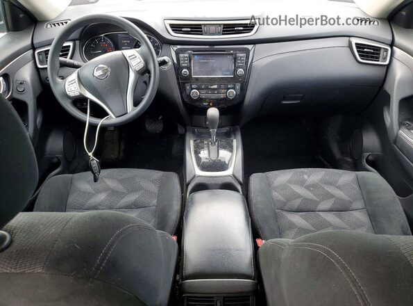 5N1AT2MV8GC863159 2016 NISSAN ROGUE Black Առջևի վահանակի տեսք