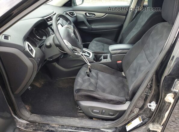 5N1AT2MV8GC863159 2016 NISSAN ROGUE Black Սալոնի դիմացի տեսք
