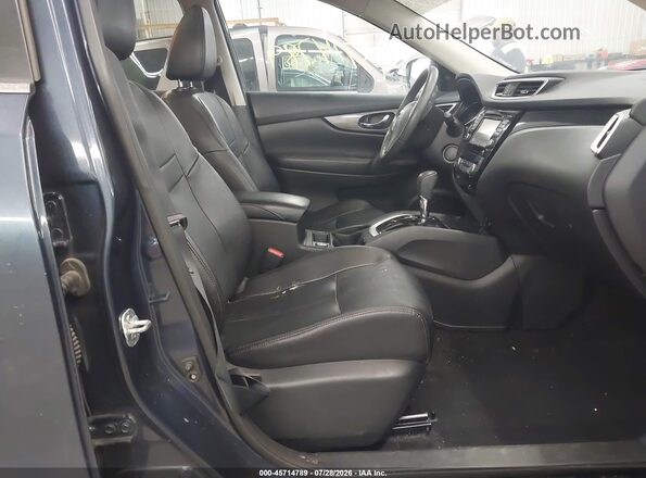 5N1AT2MV8GC869561 2016 NISSAN ROGUE Blue Вид салону спереду
