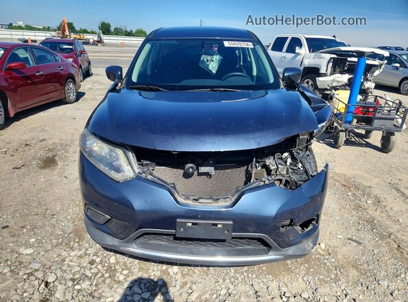 5N1AT2MV8GC890457 2016 NISSAN ROGUE Blue Вид спереду