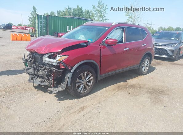 5N1AT2MV8GC920153 2016 NISSAN ROGUE Red Przód lewy