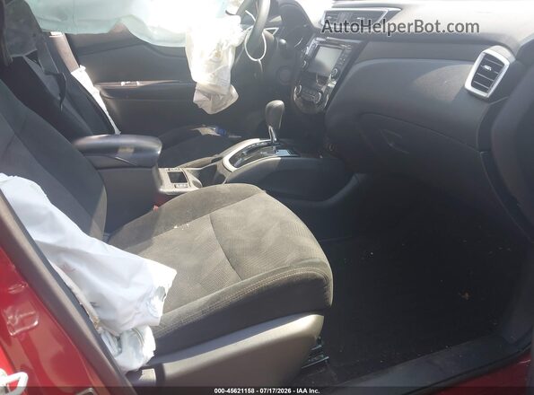 5N1AT2MV8GC920153 2016 NISSAN ROGUE Red Widok wnętrza z przodu